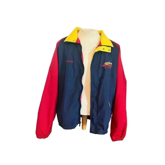 DUNBROOKE vintage COLORBLOCK JACKET SUNDOWNERS WOMENS XL - Picture 8 of 8